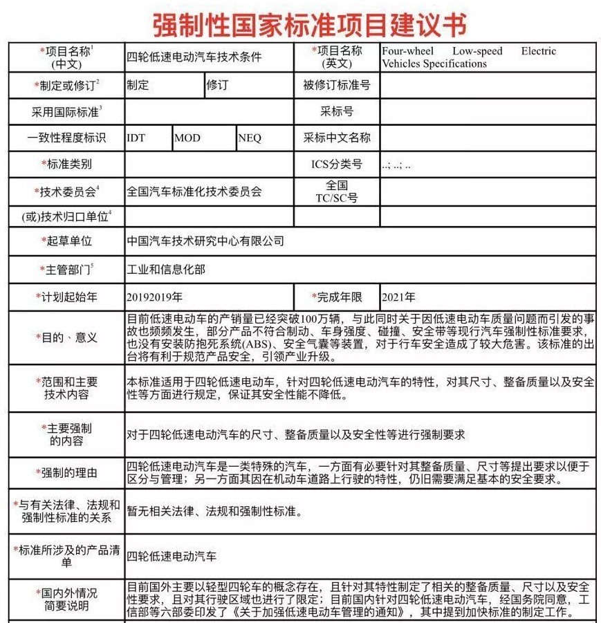 定心丸！低速电动车国标2021年出台，经销商请放心卖车